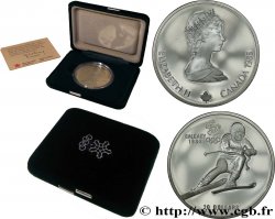 CANADA 20 Dollars Proof JO Calgary : ski alpin 1987 