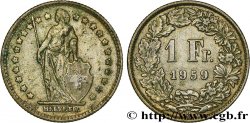SWITZERLAND 1 Franc Helvetia 1959 Berne - B