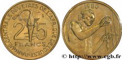 ÉTATS DE L AFRIQUE DE L OUEST (BCEAO) Essai de 25 Francs 1980 Paris