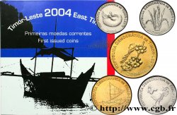 TIMOR Série de 5 monnaies 2004 