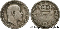 ROYAUME-UNI 3 Pence Edouard VII 1902 