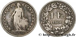 SVIZZERA  1 Franc Helvetia 1900 Berne - B