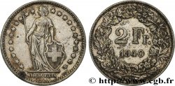 SUISSE 2 Francs Helvetia 1940 Berne 