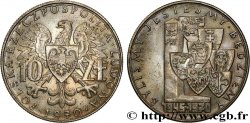 POLOGNE 10 Zlotych 25e anniversaire de l’annexion des provinces 1970 Varsovie SUP 