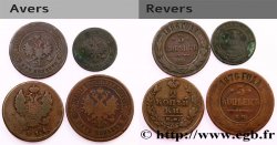 RUSSIE Lot de 4 pièces n.d. 