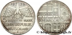 ALLEMAGNE 5 Mark Proof Année européenne du patrimoine 1975 Stuttgart - F