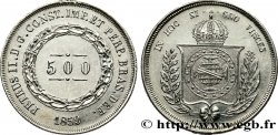 BRÉSIL 500 Reis Pierre II 1859 