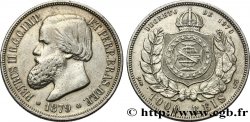 BRÉSIL 1000 Reis Pierre II 1879 