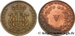 PORTUGAL 5 Réis frappe au nom de Louis Ier (Luis) 1876 