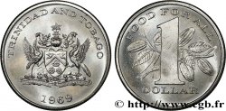 TRINIDAD UND TOBAGO 1 Dollar emblème sérié FAO 1969  fST 