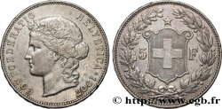 SUISSE 5 Francs Helvetia 1907 Berne