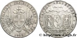 SUIZA - CANTÓN DE LOS GRISONES 4 Franken 1842 