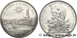 SCHWEIZ 5 Francs, monnaie de Tir, Fribourg 1881 