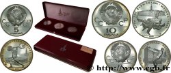 RUSSIA - URSS Série 2 monnaies Jeux Olympiques de Moscou 1980 1979 Moscou
