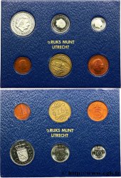 NETHERLANDS Série FDC 5 monnaies + 1 jeton 1976 Utrecht