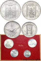 VATICAN ET ÉTATS PONTIFICAUX Série 4 monnaies  1950 Rome