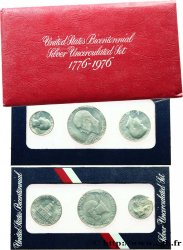 STATI UNITI D AMERICA Série proof  3 monnaies - Bicentenaire de la Déclaration de l’indépendance 1976 San Francisco