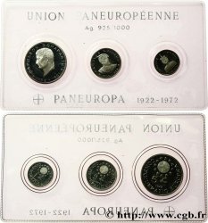 VARIOUS CHARACTERS Série FDC - 3 monnaies 1972 