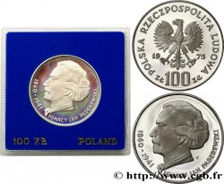 POLONIA 100 Zlotych Proof Ignacy Jan Paderewski 1975 Varsovie