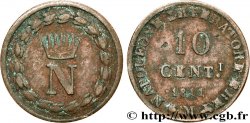 ITALIEN - Königreich Italien - NAPOLÉON I. 10 centesimi 1811 Milan