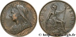 REINO UNIDO 1 Penny Victoria 1901 