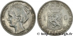PAYS-BAS - ROYAUME DES PAYS-BAS - WILHELMINE 1 Gulden 1901 Utrecht TB+ 