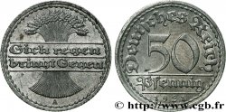 ALLEMAGNE 50 Pfennig gerbe de blé “sich regen bringt segen“ 1921 Berlin - A