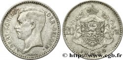 BELGIQUE 20 Franken (Francs) Albert Ier légende Flamande 1934 