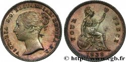 ROYAUME-UNI 4 Pence ou groat Victoria 1839 Londres