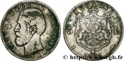 ROMANIA 5 Lei Charles Ier 1881 Bucarest