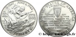 UNITED STATES OF AMERICA 1 Dollar 50e anniversaire de la fin de la Seconde Guerre Mondiale - D-Day 1991 West Point