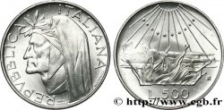 ITALY 500 Lire 700e anniversaire de la naissance de Dante Alighieri / l’Enfer 1965 Rome