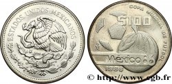 MÉXICO 100 Pesos Proof Coupe du Monde de football 1986 