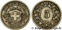 SUIZA 5 Centimes (Rappen) 1873 Berne