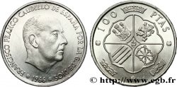 ESPAGNE 100 Pesetas Francisco Franco (1966 dans les étoiles) 1966 Madrid TTB+ 