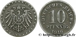 ALLEMAGNE 10 Pfennig 1916 Munich TTB+ 