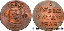 INDES NEERLANDAISES 5 1/16 Gulden (1 Duit) 1808 Enkhuizen