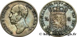 PAYS-BAS 1/2 Gulden Guillaume II 1847 Utrecht
