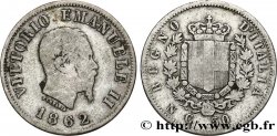 ITALY 50 Centesimi Victor Emmanuel II 1862 Naples