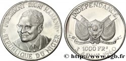 NIGER - REPUBBLICA - HAMANI DIORI Essai de 1000 Francs 1960 Paris
