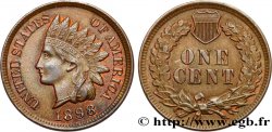 ESTADOS UNIDOS DE AMÉRICA 1 Cent tête d’indien, 3e type 1898 Philadelphie