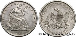 ESTADOS UNIDOS DE AMÉRICA 1/2 Dollar “Seated Liberty” 1861 Nouvel-Orléans