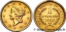 ÉTATS-UNIS D AMÉRIQUE 1 Dollar  Liberty head  1er type 1853 Philadelphie