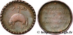 BRITISH TOKENS OR JETTONS 1 Penny Bath  1811 