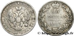 RUSSIE 25 Kopecks Nicolas Ier 1839 Saint-Petersbourg TB+ 