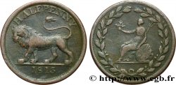 BRITISH TOKENS OR JETTONS 1/2 Penny - lion Essex 1813 