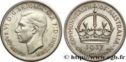 AUSTRALIE 1 Crown Georges VI 1937 Melbourne TTB+ 