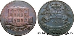 BRITISH TOKENS OR JETTONS 1/2 Penny “Shire Hall” Essex 1794 