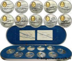 CANADA Coffret 10 x 20 Dollars proof Vols motorisés au Canada : les 50 premières années 1990-1994  MS 