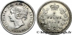 CANADá
 5 Cents Victoria 1858 